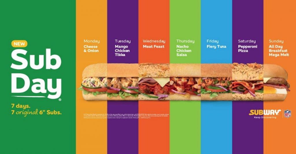 Menu - Subway® Series   - United Kingdom (English)